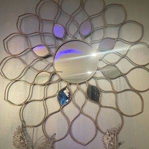 Large Flower Mirror